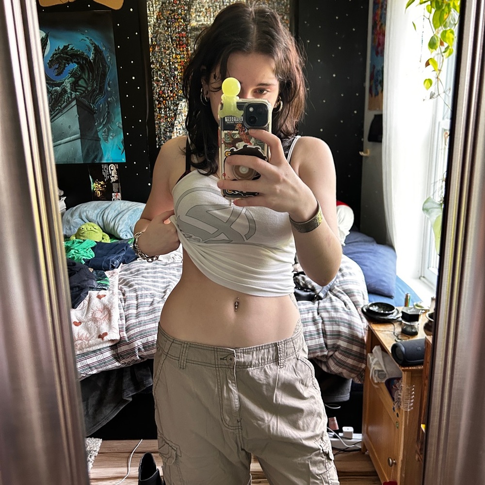 Beige shorts